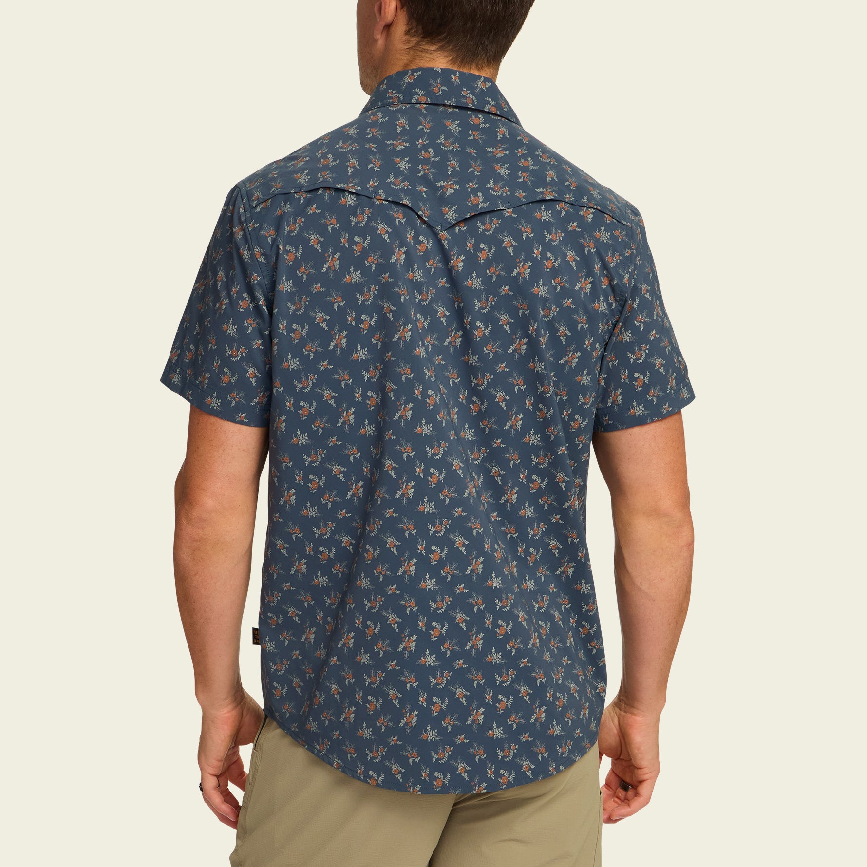 Open Country Tech Shirt - Rancher Floral : Dark Slate – HOWLER