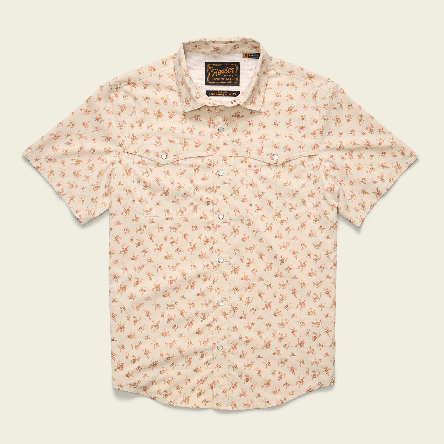 Open Country Tech Shirt - Rancher Floral : Sand