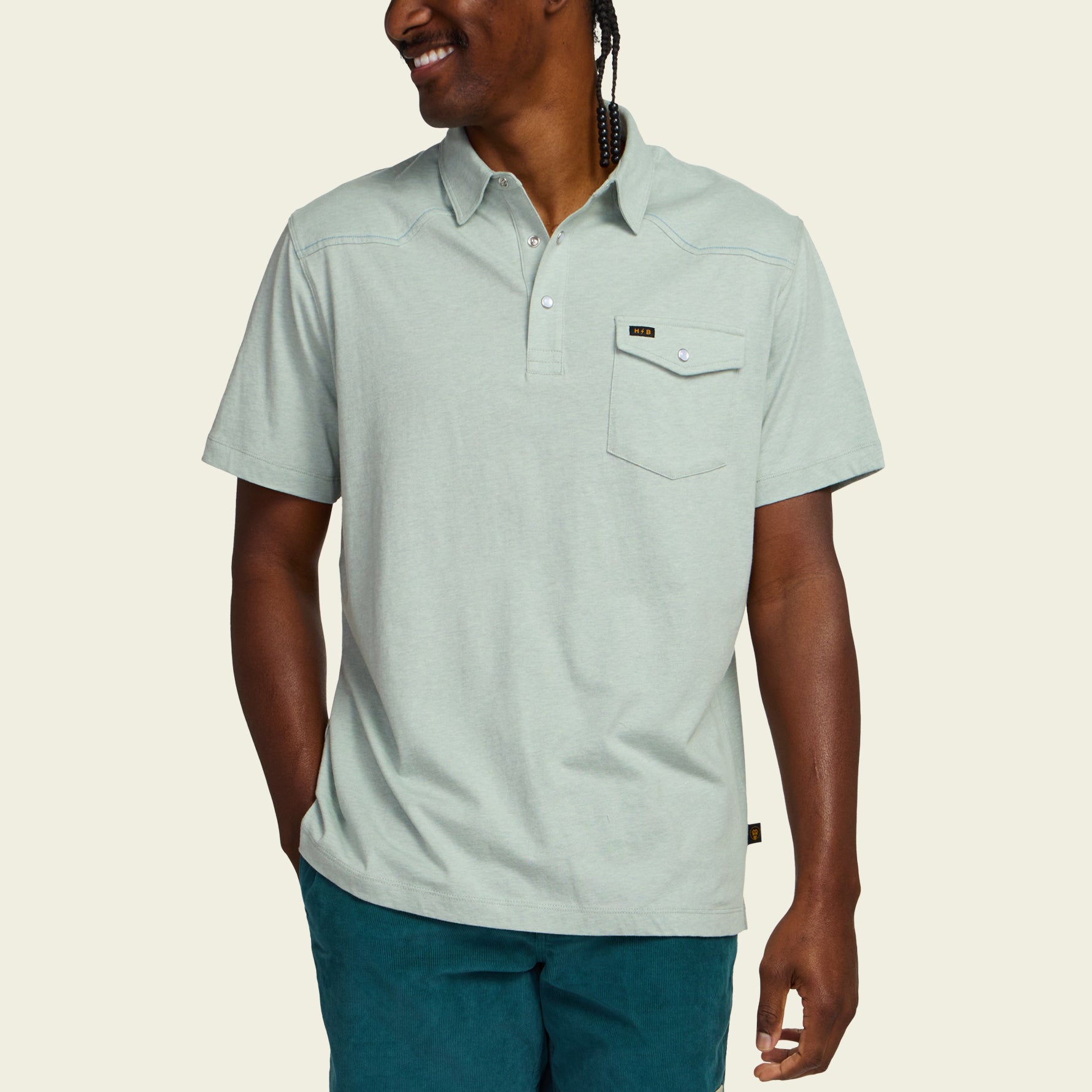 新品 L rough＆swell 今期モデル完売品CHECKER POLO Ranchero Polo - Seafoam – HOWLER BROTHERS