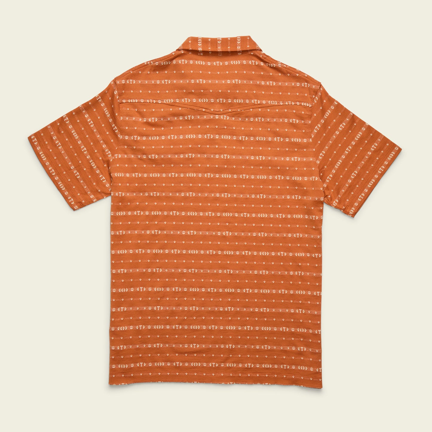 Texas Longhorns Ranchero Jacquard Polo - Tejas Jacquard : Burnt Orange