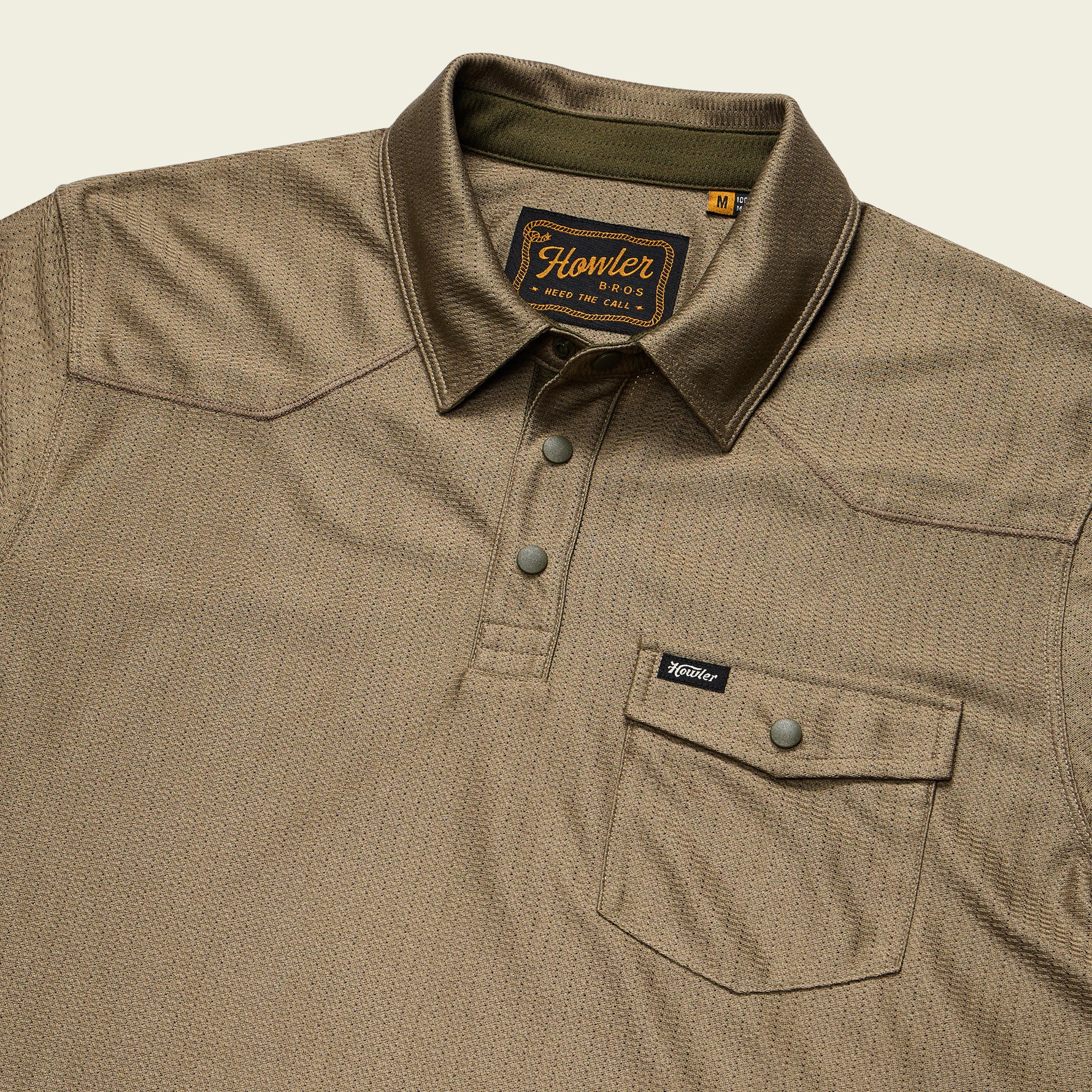 Ranchero Tech Polo - Faded Olive – HOWLER BROTHERS