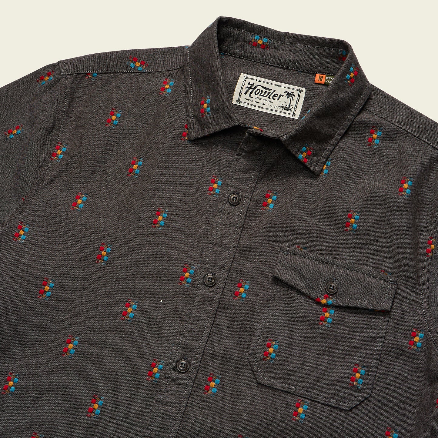 San Gabriel Shirt - Refractions : Antique Black