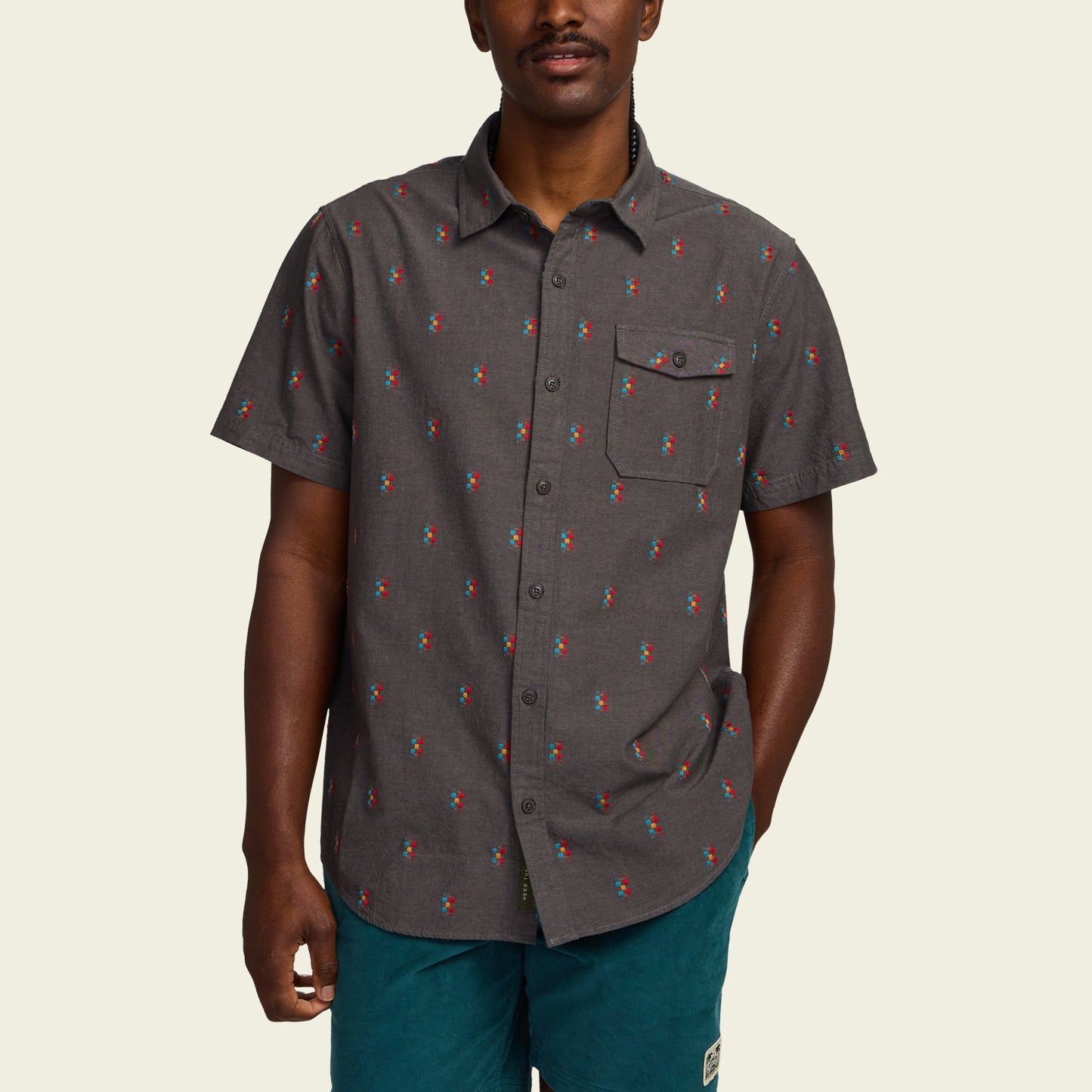 San Gabriel Shirt - Refractions : Antique Black