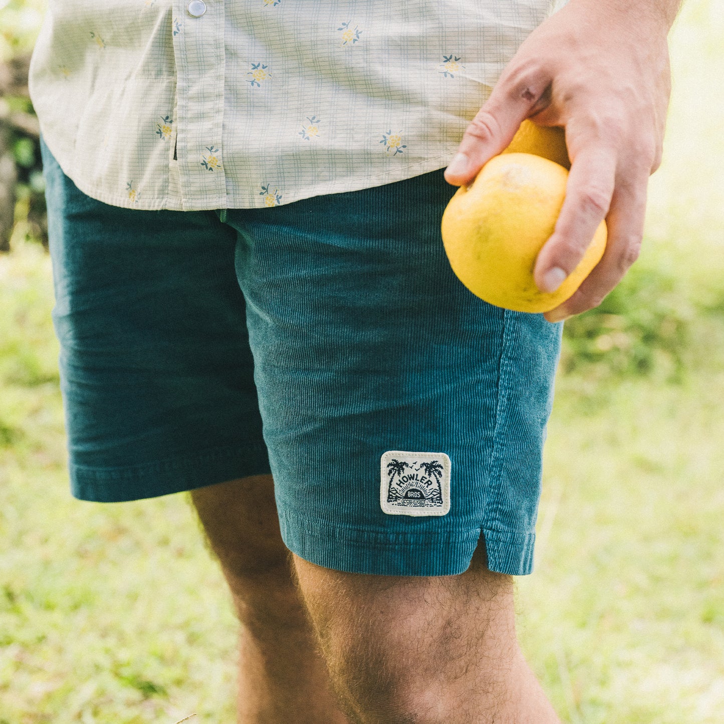 Pressure Drop Cord Shorts - Dark Teal
