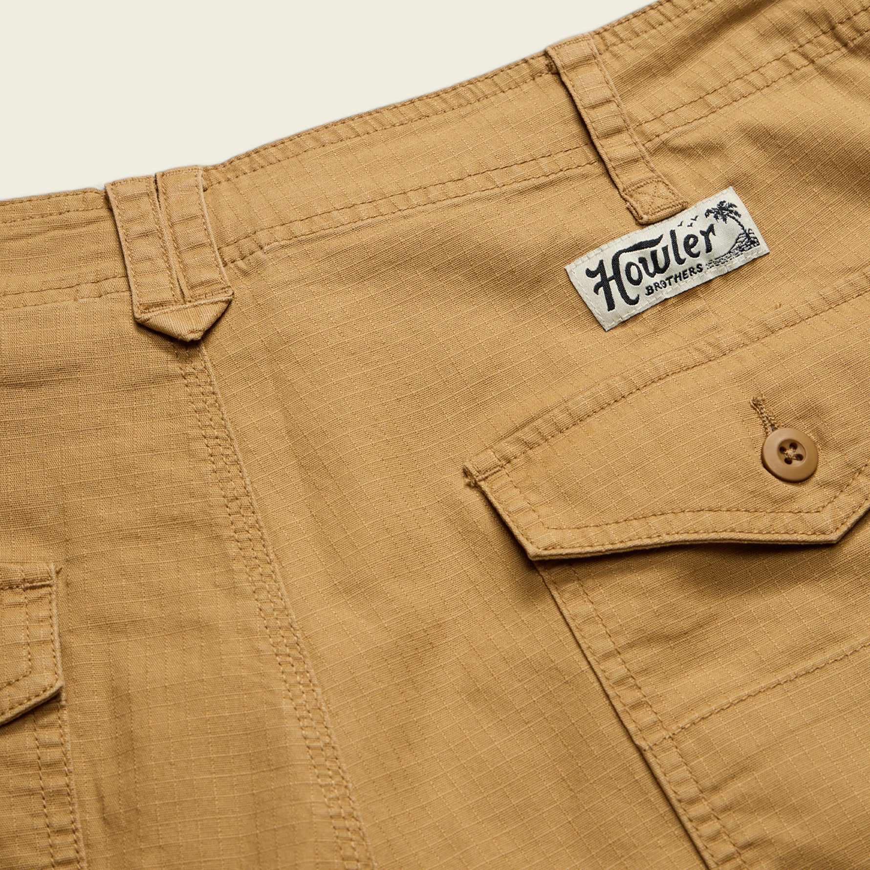 Quonset Camp Shorts - British Khaki – HOWLER BROTHERS