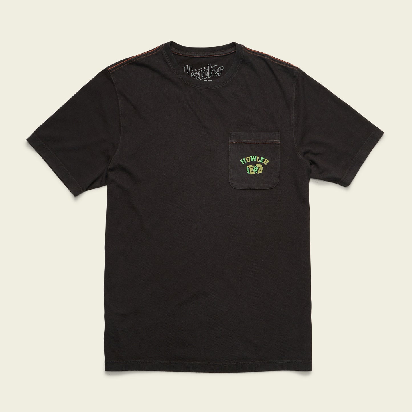 Slithering Gators Cotton Pocket T-Shirt - Black