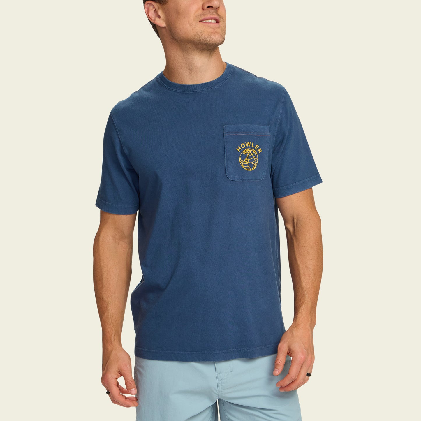 Worldwide Stoke Cotton Pocket T-Shirt - Key Largo