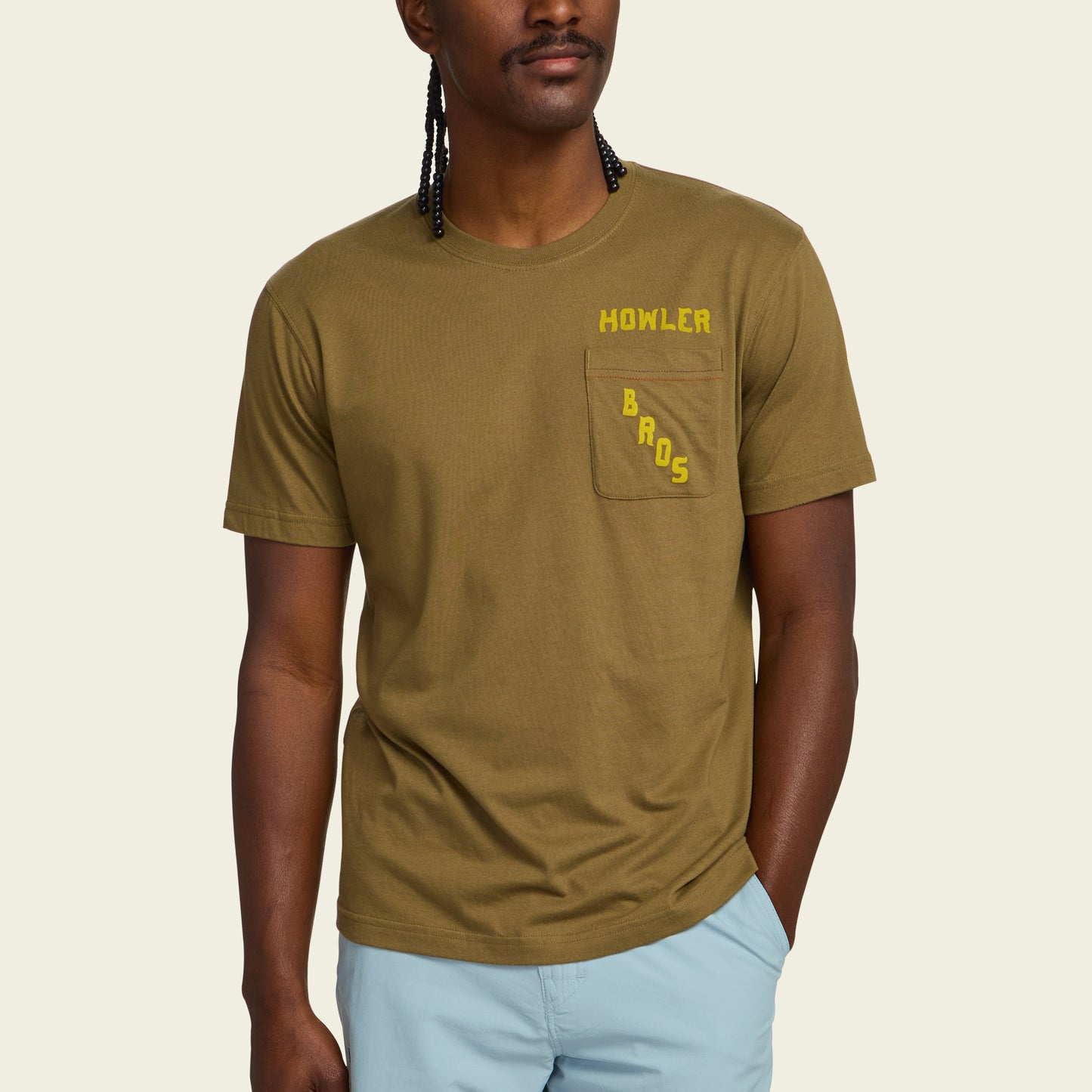 Prickly Pear Pocket T-Shirt - Ivy Green