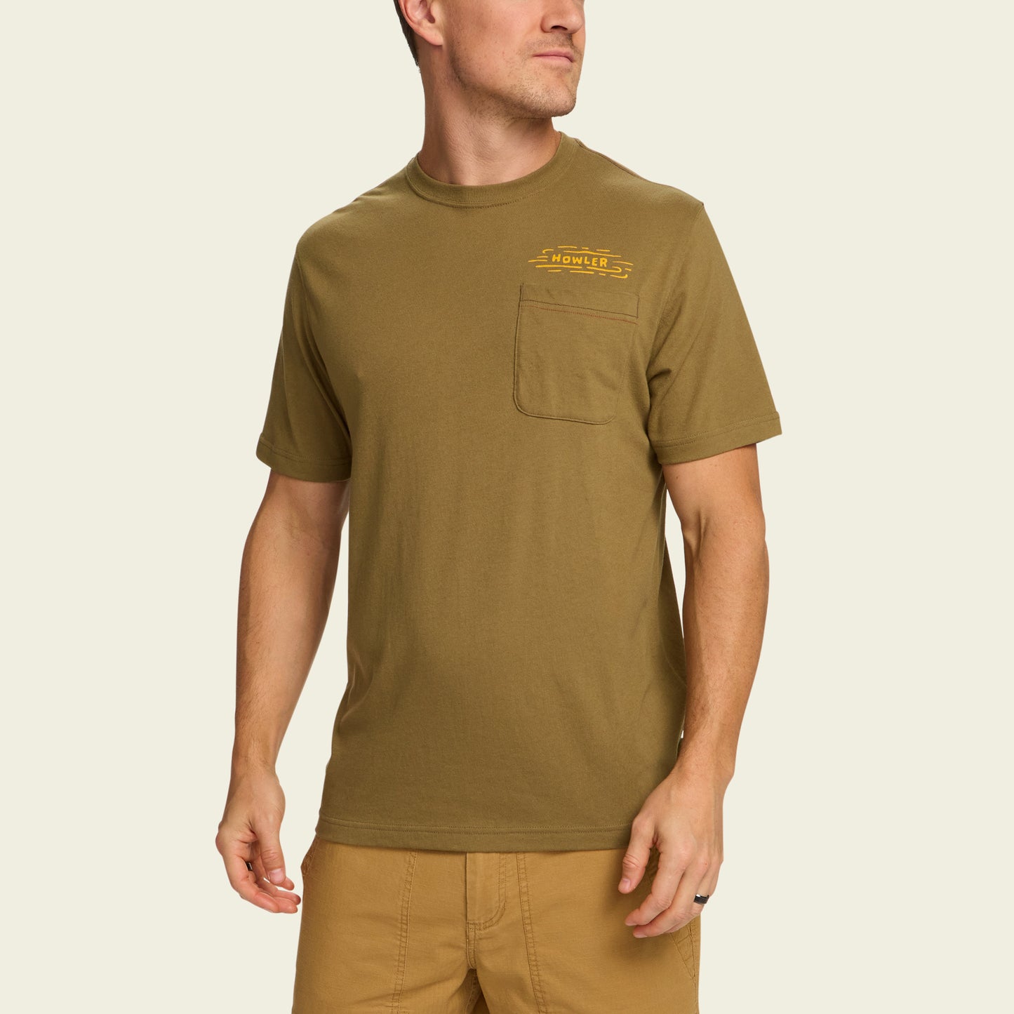 Squatch Rider Pocket T-Shirt - Ivy Green