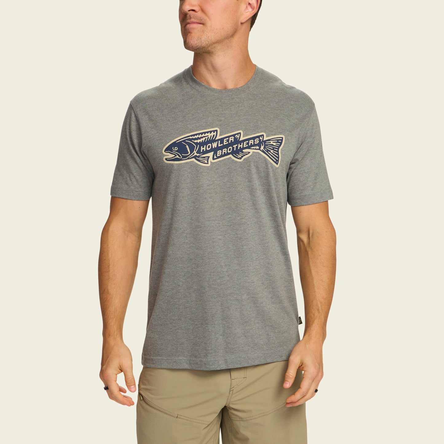 Trout Bolt T-Shirt - Athletic Grey Heather