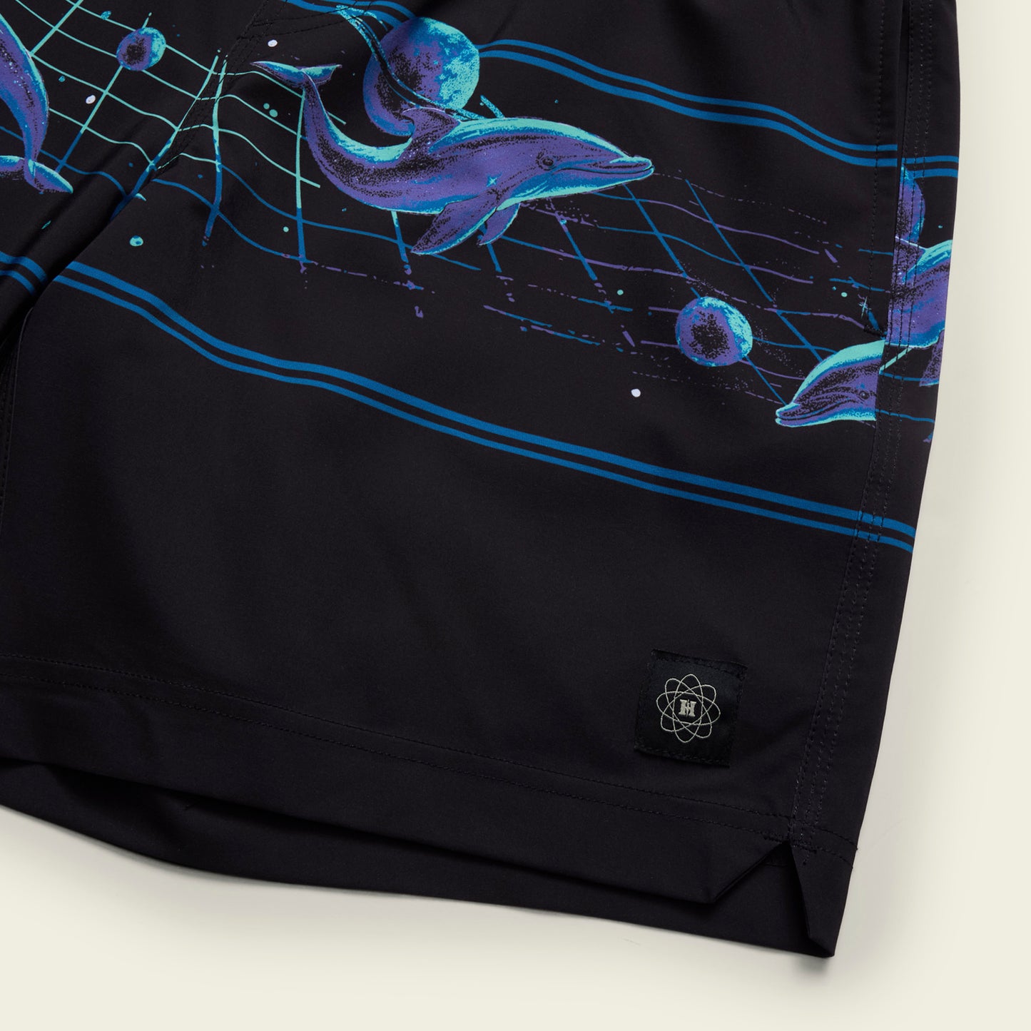 Dolphin Dimensions Deep Set Boardshorts - Black