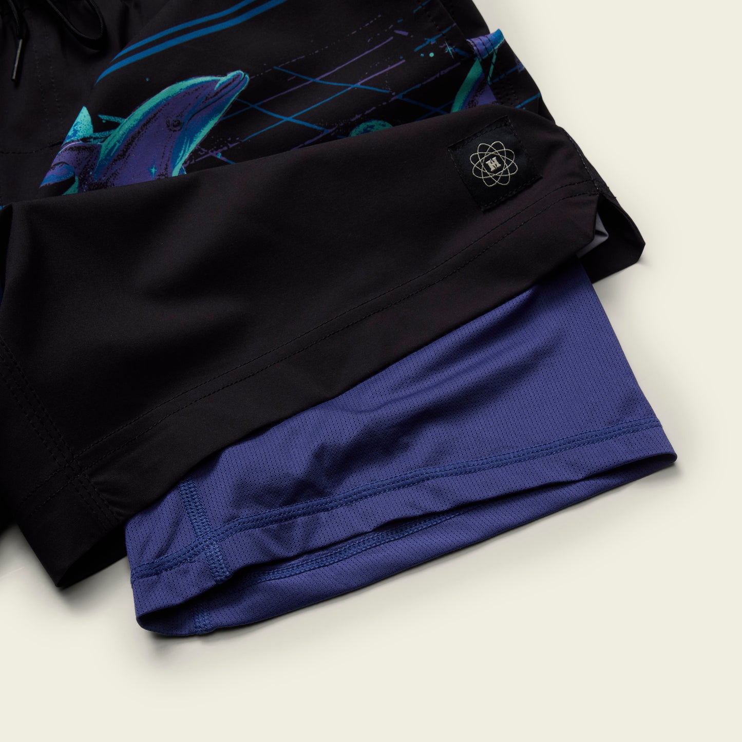 Dolphin Dimensions Deep Set Boardshorts - Black