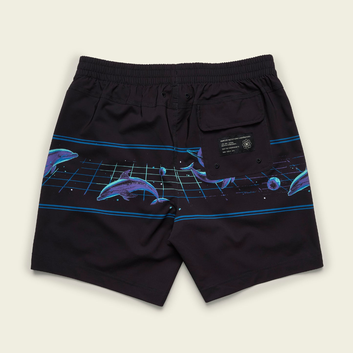 Dolphin Dimensions Deep Set Boardshorts - Black