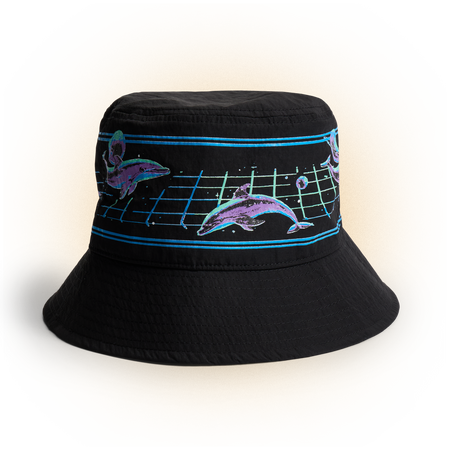 Dolphin Dimensions Bucket Hat - Black – HOWLER BROTHERS