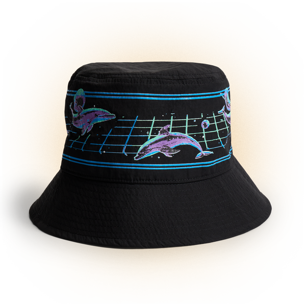 Dolphin Dimensions Bucket Hat - Black – HOWLER BROTHERS