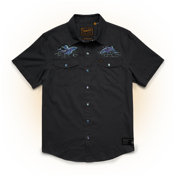 Dolphin Dimensions H Bar B Snapshirt - Antique Black – HOWLER BROTHERS