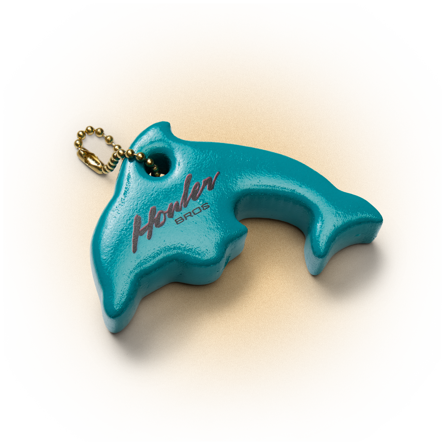 Dolphin Dimensions Key Chain - Aqua