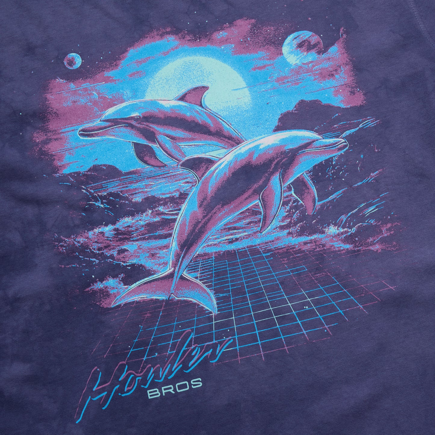 Dolphin Dimensions Cotton T-Shirt - Tidal Tie-Dye