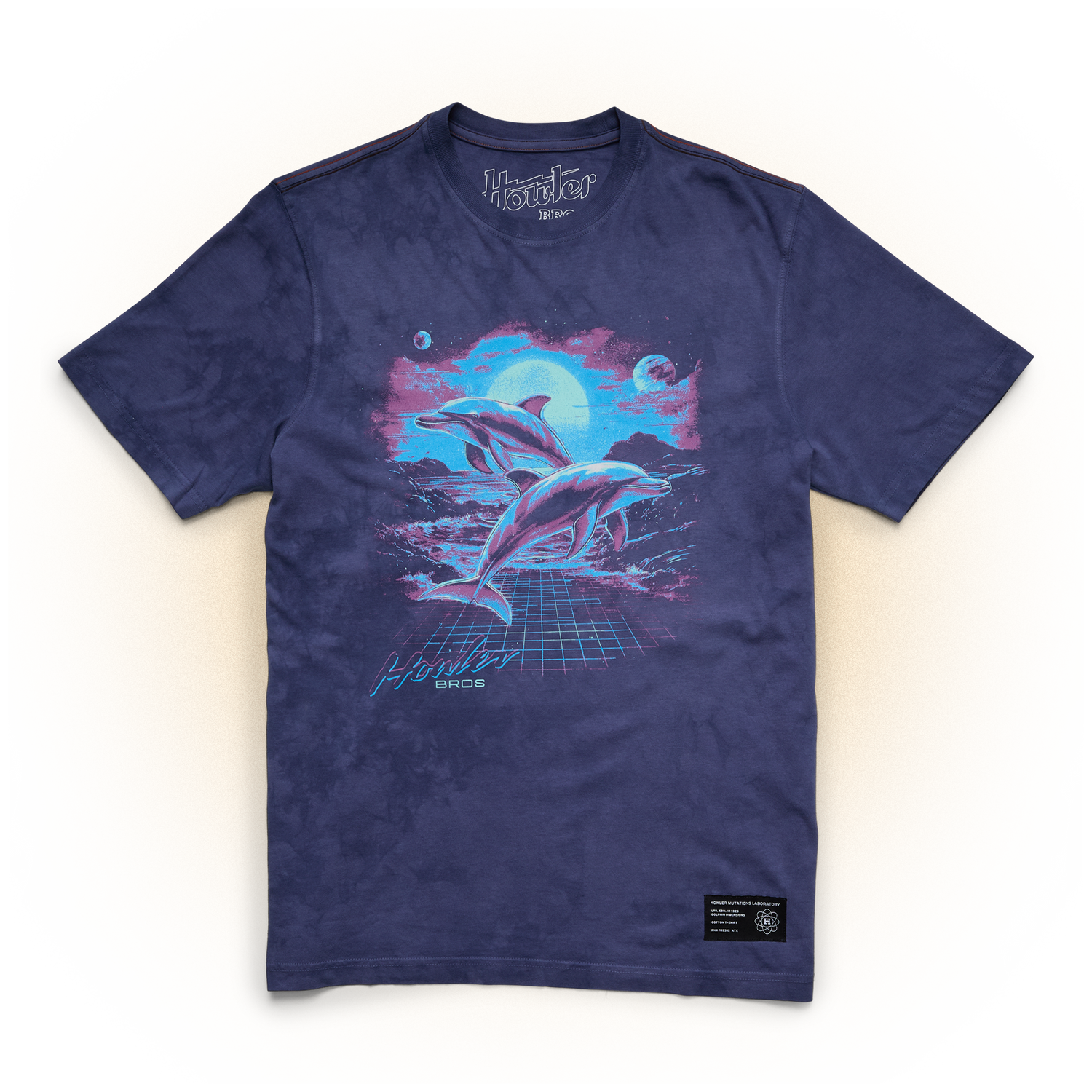 Dolphin Dimensions Cotton T-Shirt - Tidal Tie-Dye