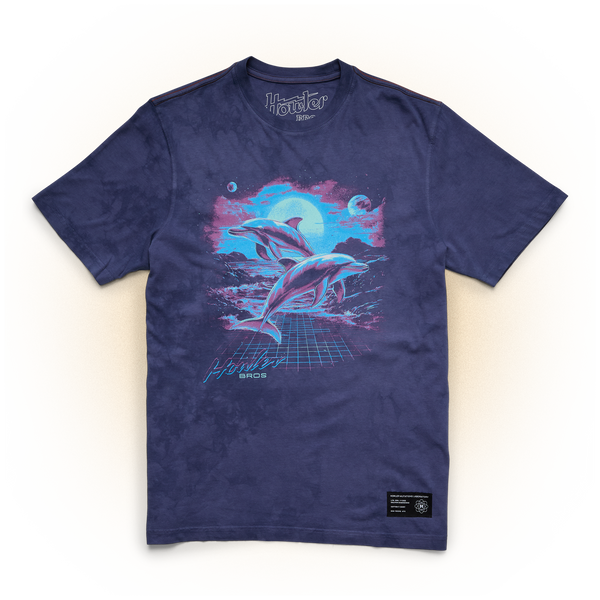Dolphin Dimensions Cotton T-Shirt - Tidal Tie-Dye – HOWLER BROTHERS