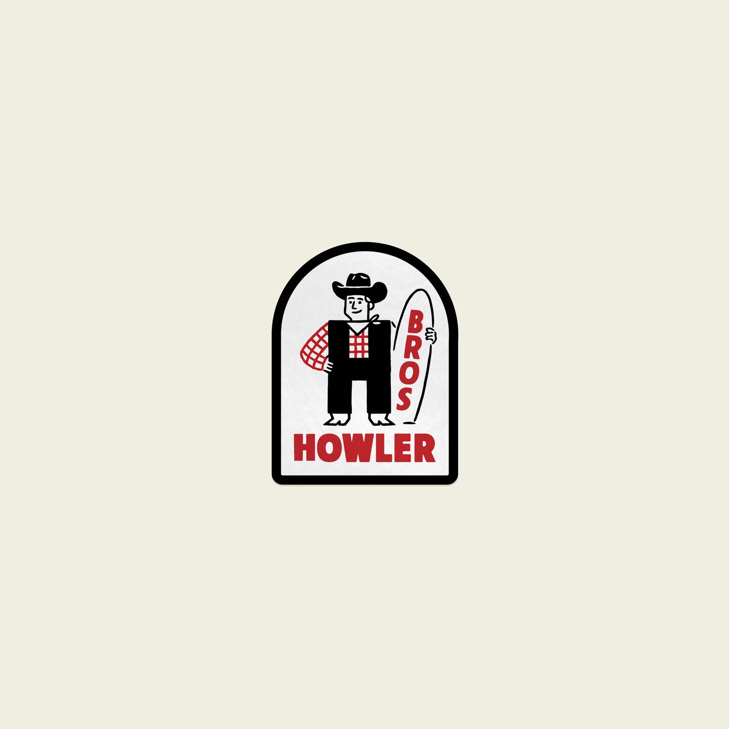 Howler Western Wear Sticker