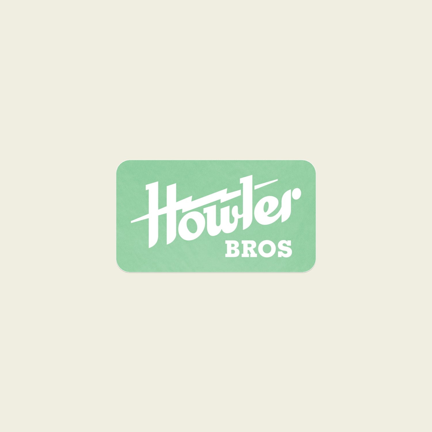 Howler Electric Sticker - Seafoam