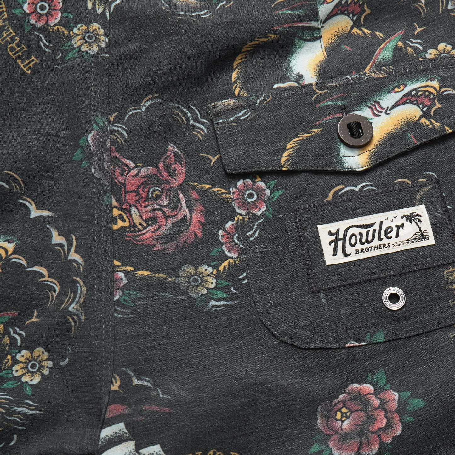 HFTTMM Bruja Boardshorts - Sea Spell : Deep Ocean