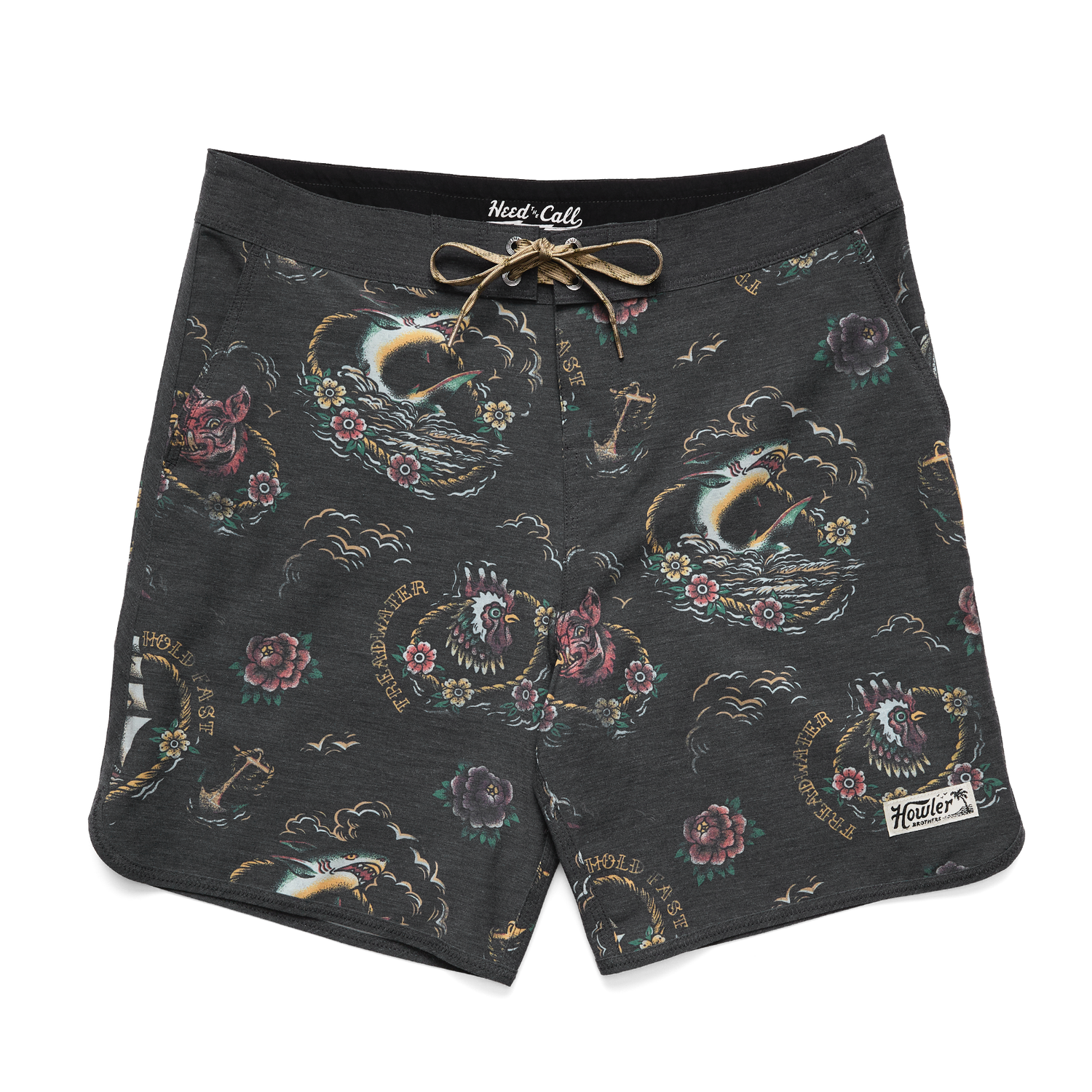 HFTTMM Bruja Boardshorts - Sea Spell : Deep Ocean