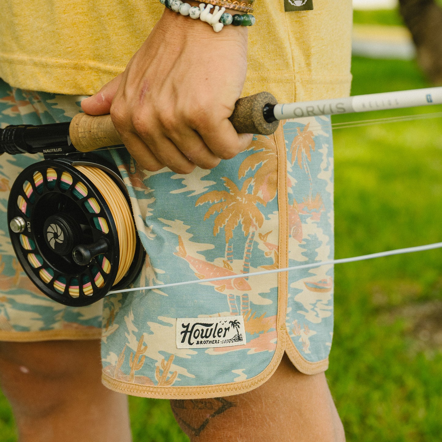 Bruja Boardshorts 18.5" - Dreamland : Seafoam