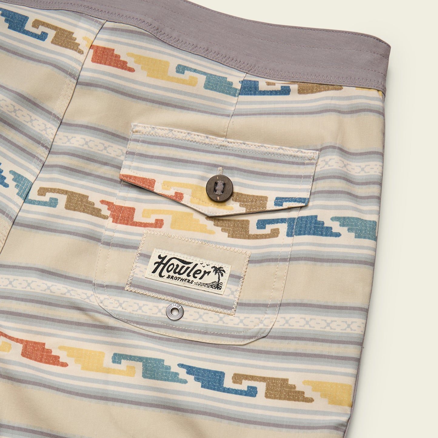 Bruja Boardshorts 18.5" - Temple Tracks : Sand