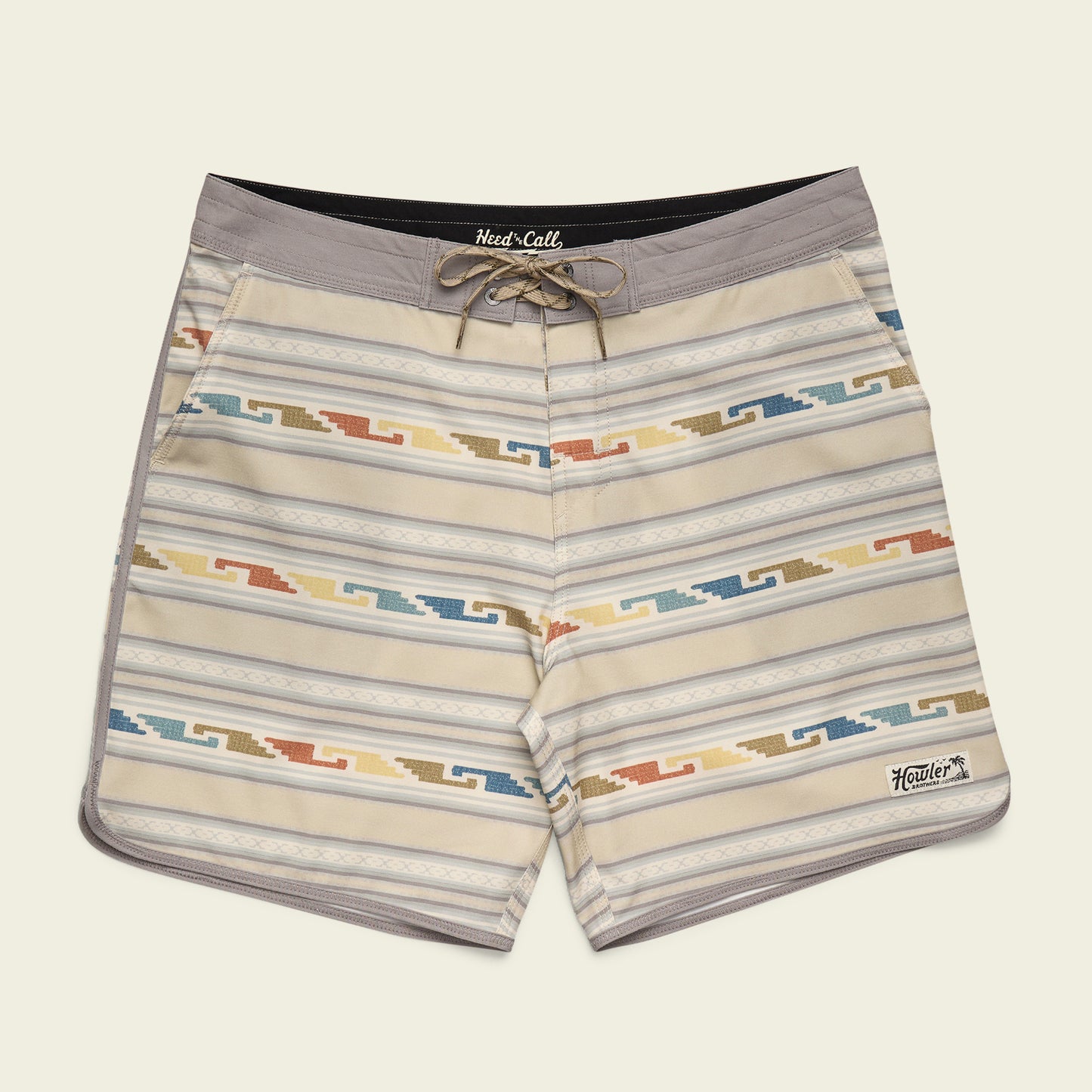 Bruja Boardshorts 18.5" - Temple Tracks : Sand