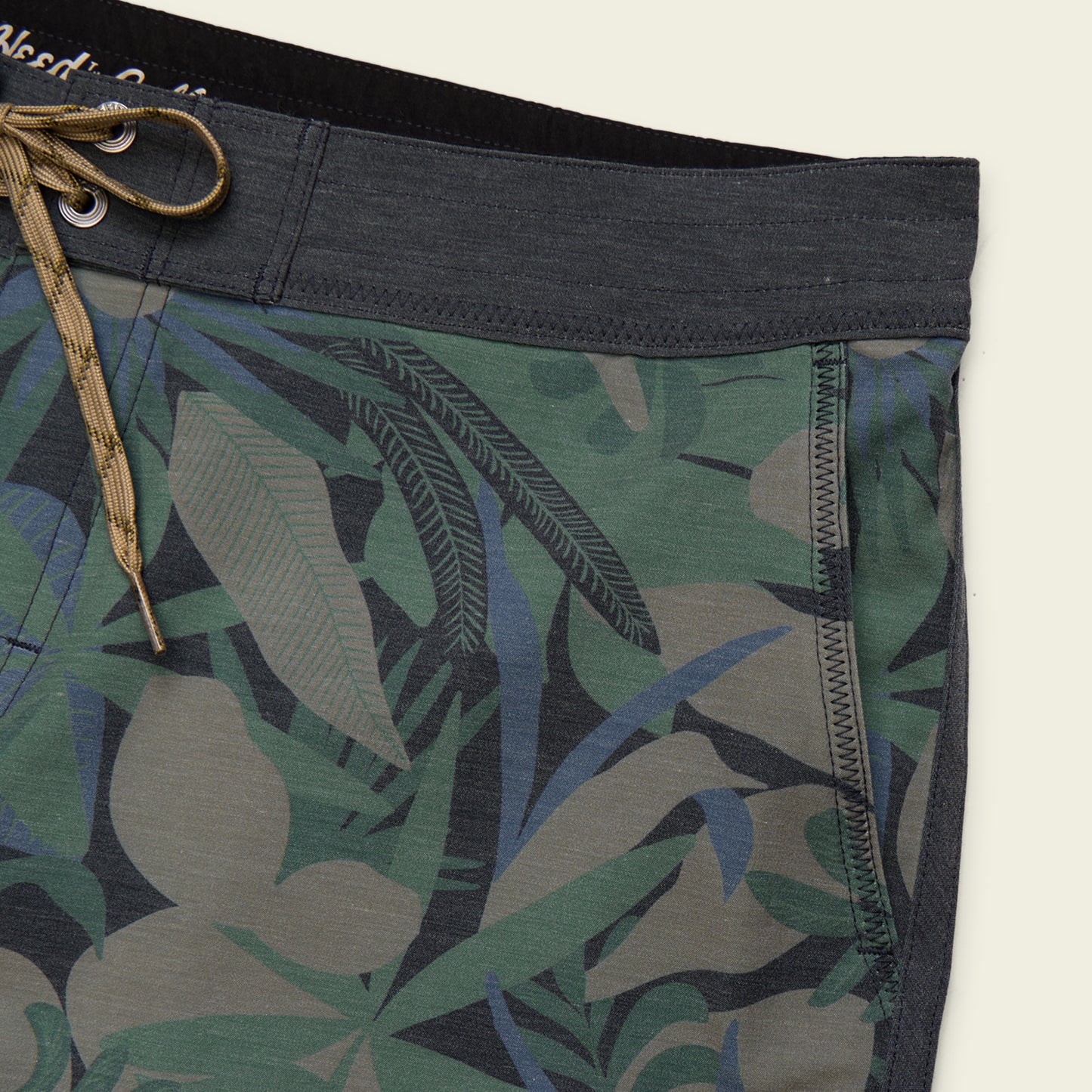 Bruja Boardshorts 18.5" - Tropical Dimension : Antique Black
