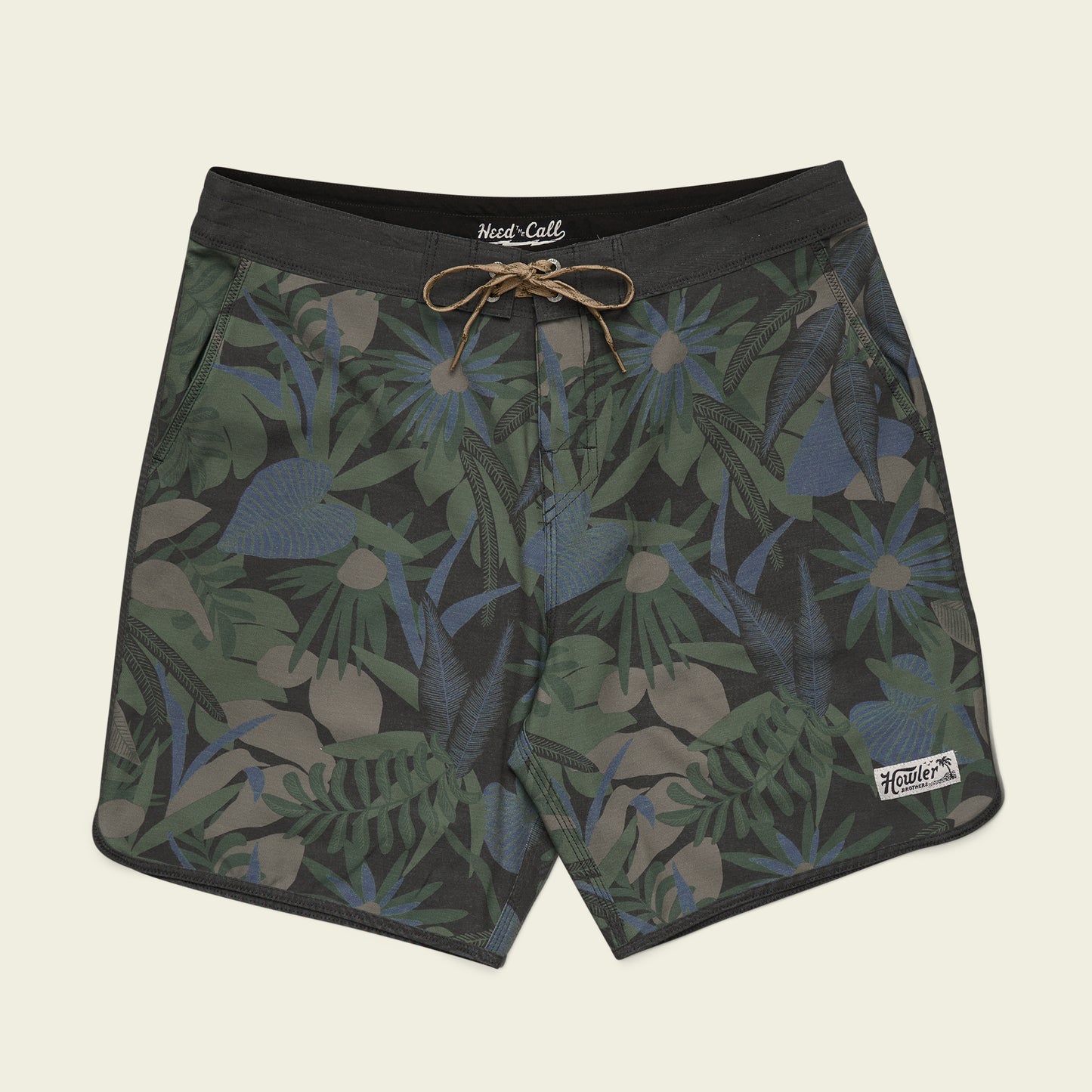 Bruja Boardshorts 18.5" - Tropical Dimension : Antique Black