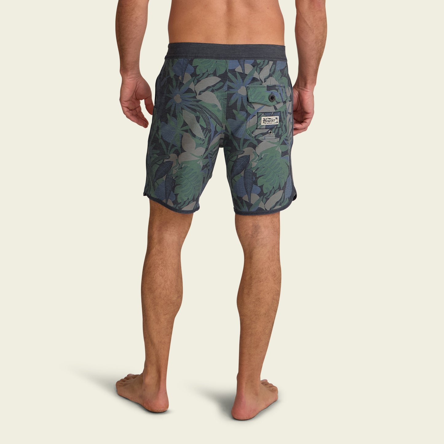 Bruja Boardshorts 18.5" - Tropical Dimension : Antique Black