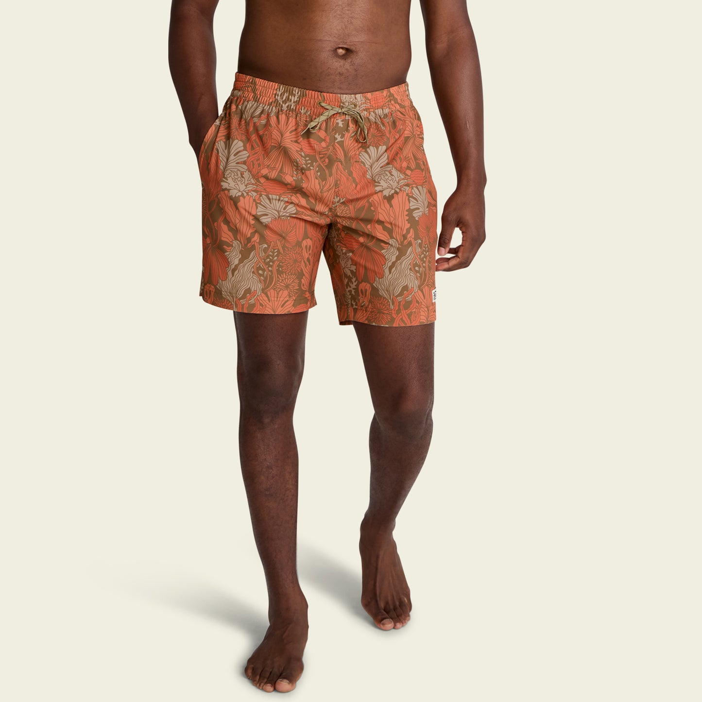 Deep Set Boardshorts - Reef Madness : Tangerine
