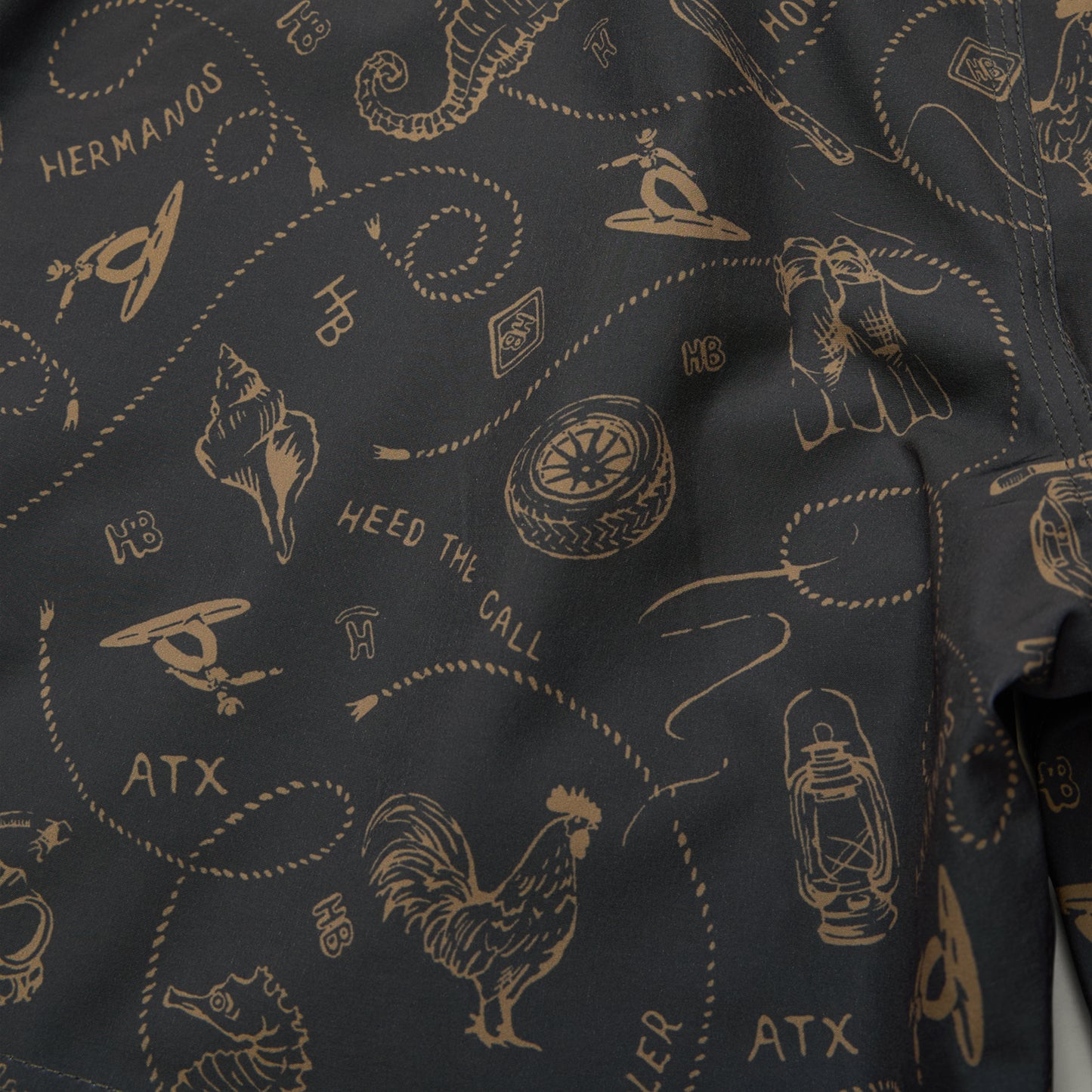 Deep Set Boardshorts - Sea Rodeo : Antique Black