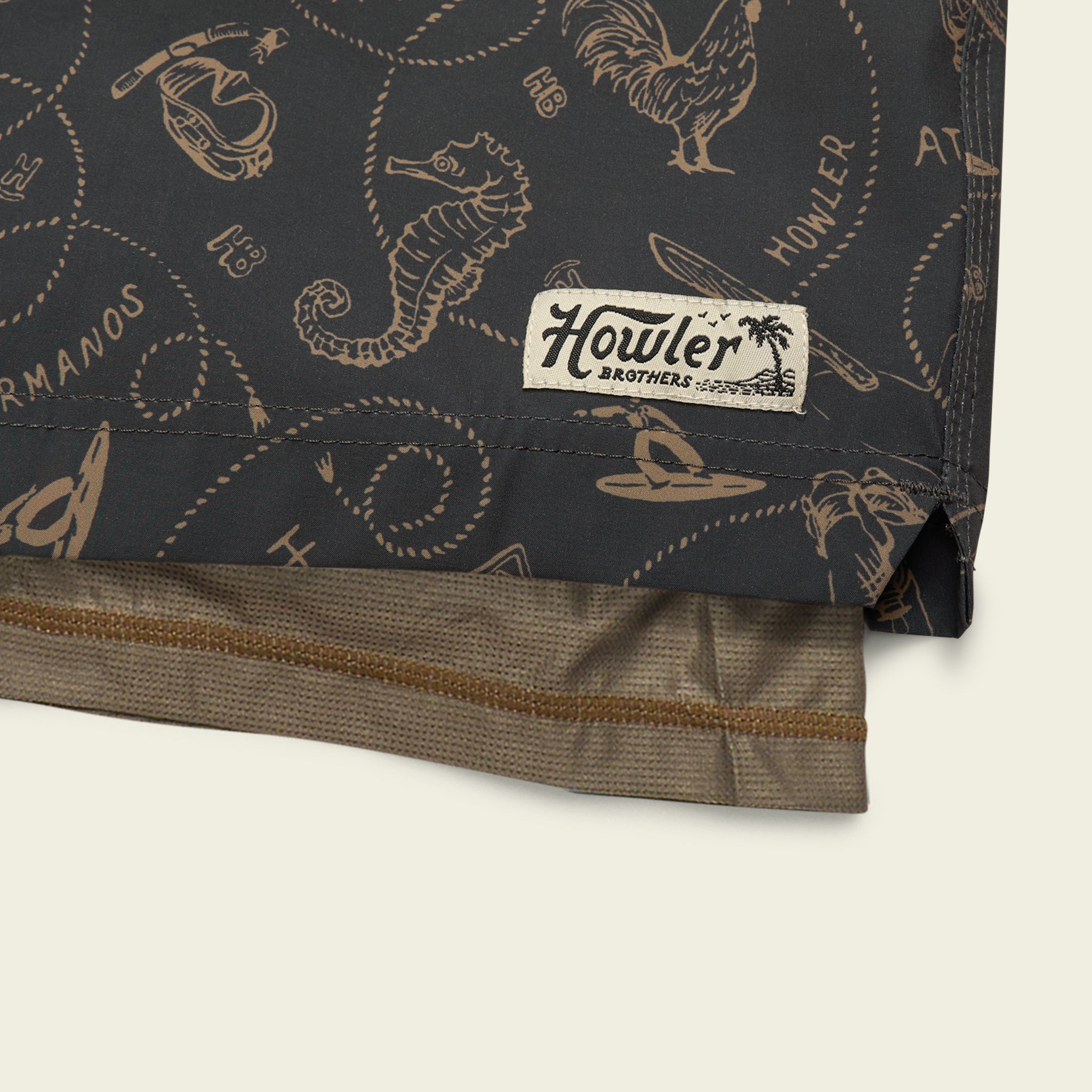 Deep Set Boardshorts - Sea Rodeo : Antique Black – HOWLER BROTHERS