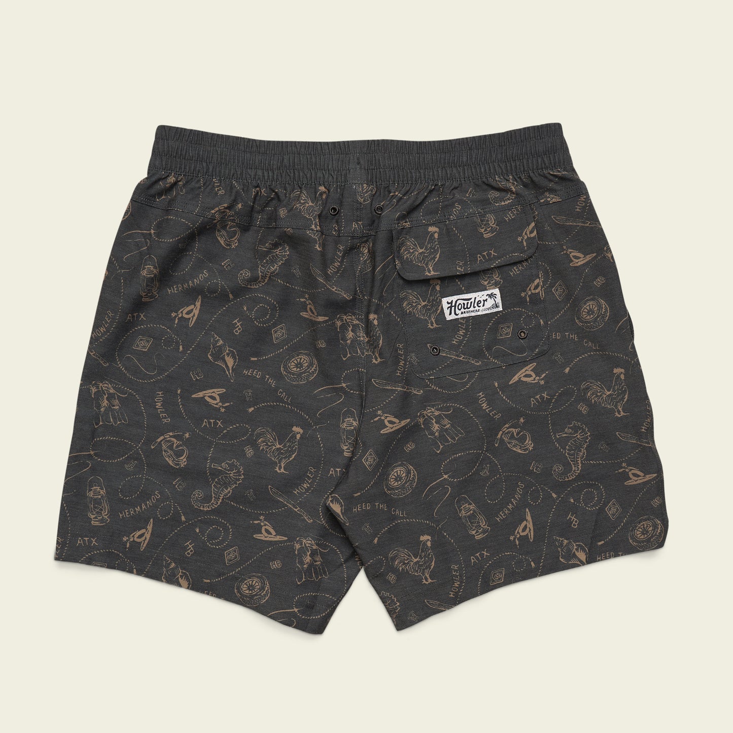 Deep Set Boardshorts - Sea Rodeo : Antique Black