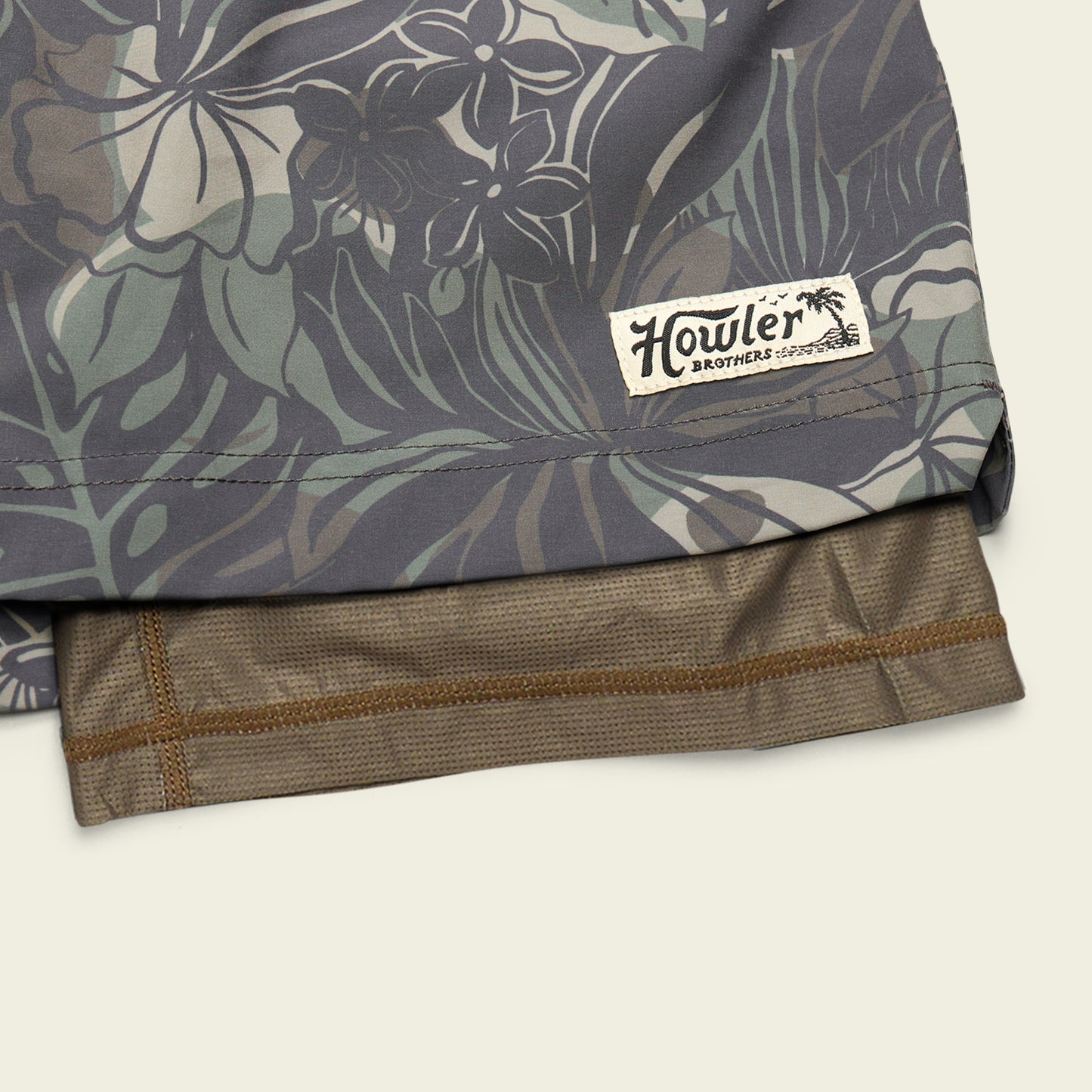 Deep Set Boardshorts - Tropic Noir : Antique Black