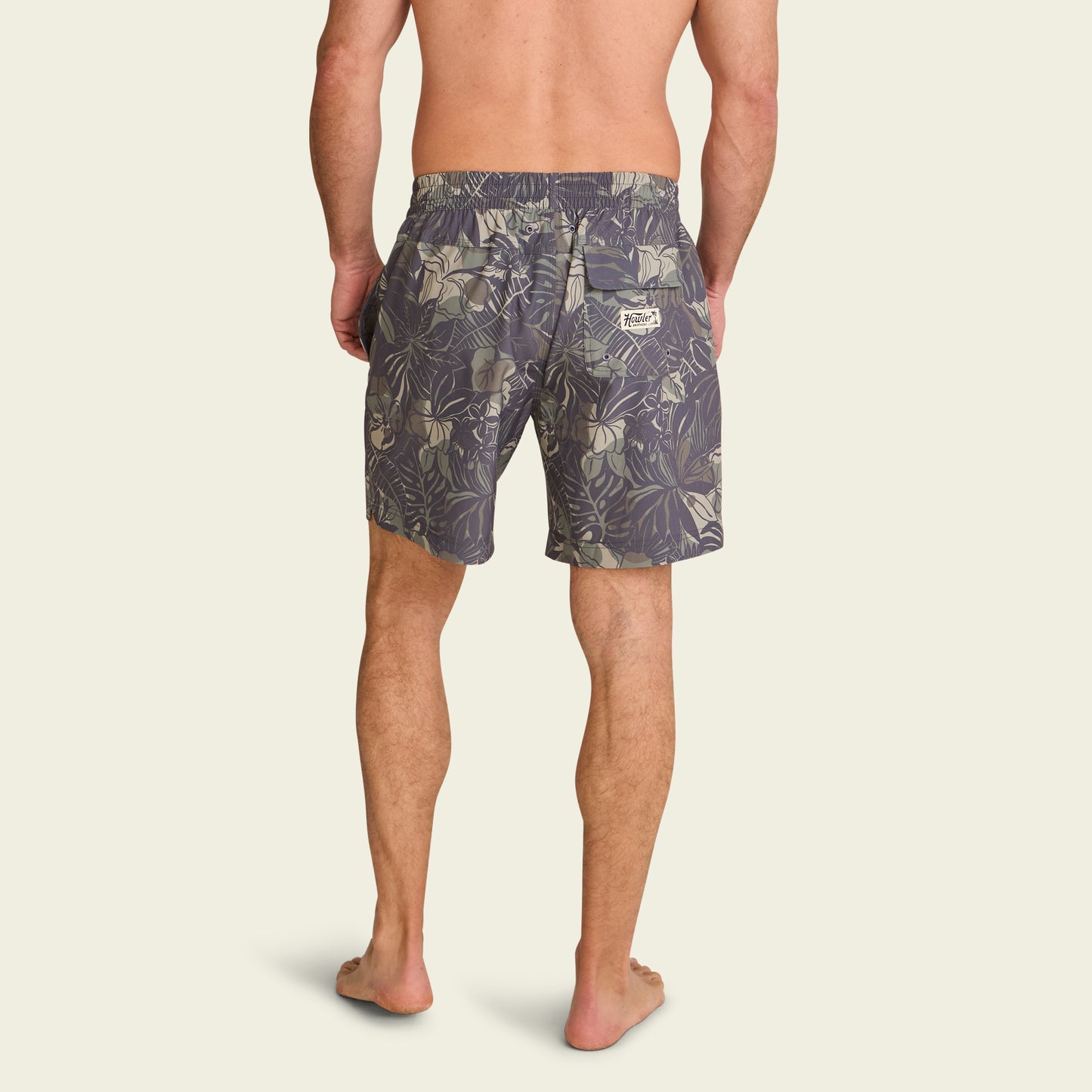 Deep Set Boardshorts - Tropic Noir : Antique Black