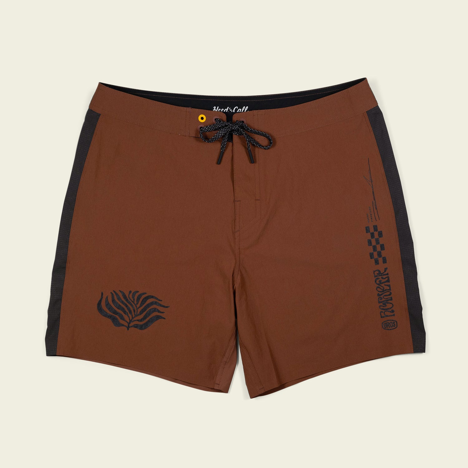 Del Este Boardshorts - Seagrass : Mink Brown