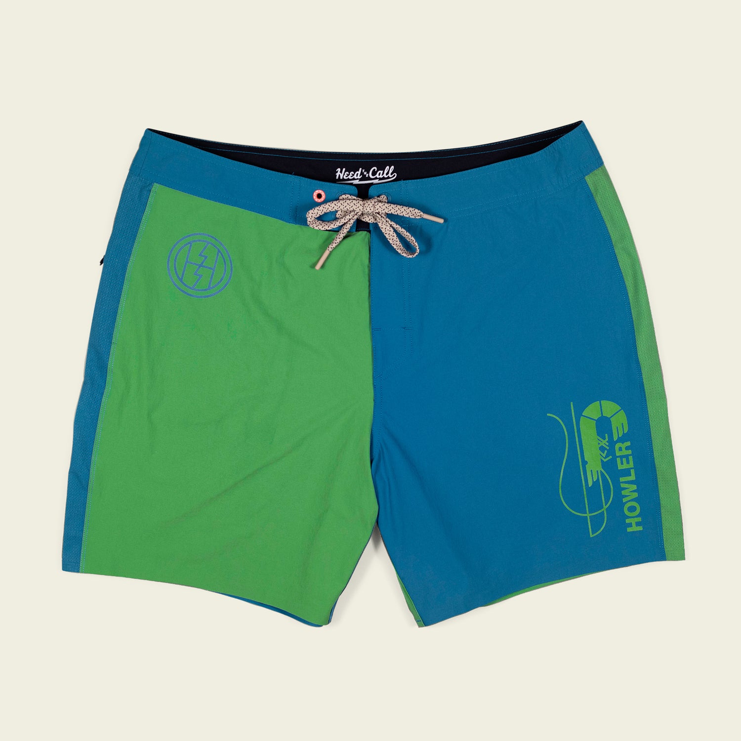Del Este Boardshorts - Skrimp : Blue Steel