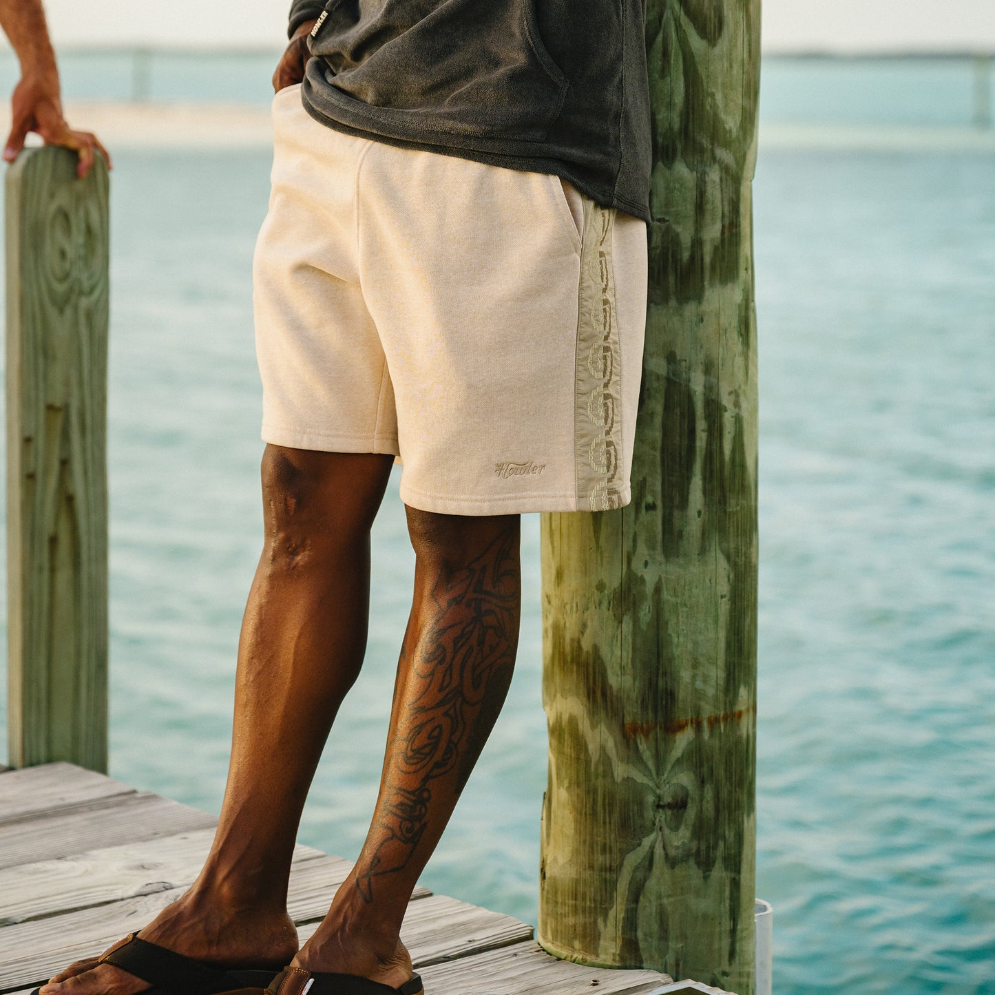 Palmetto Chill Shorts - Oatmeal Heather
