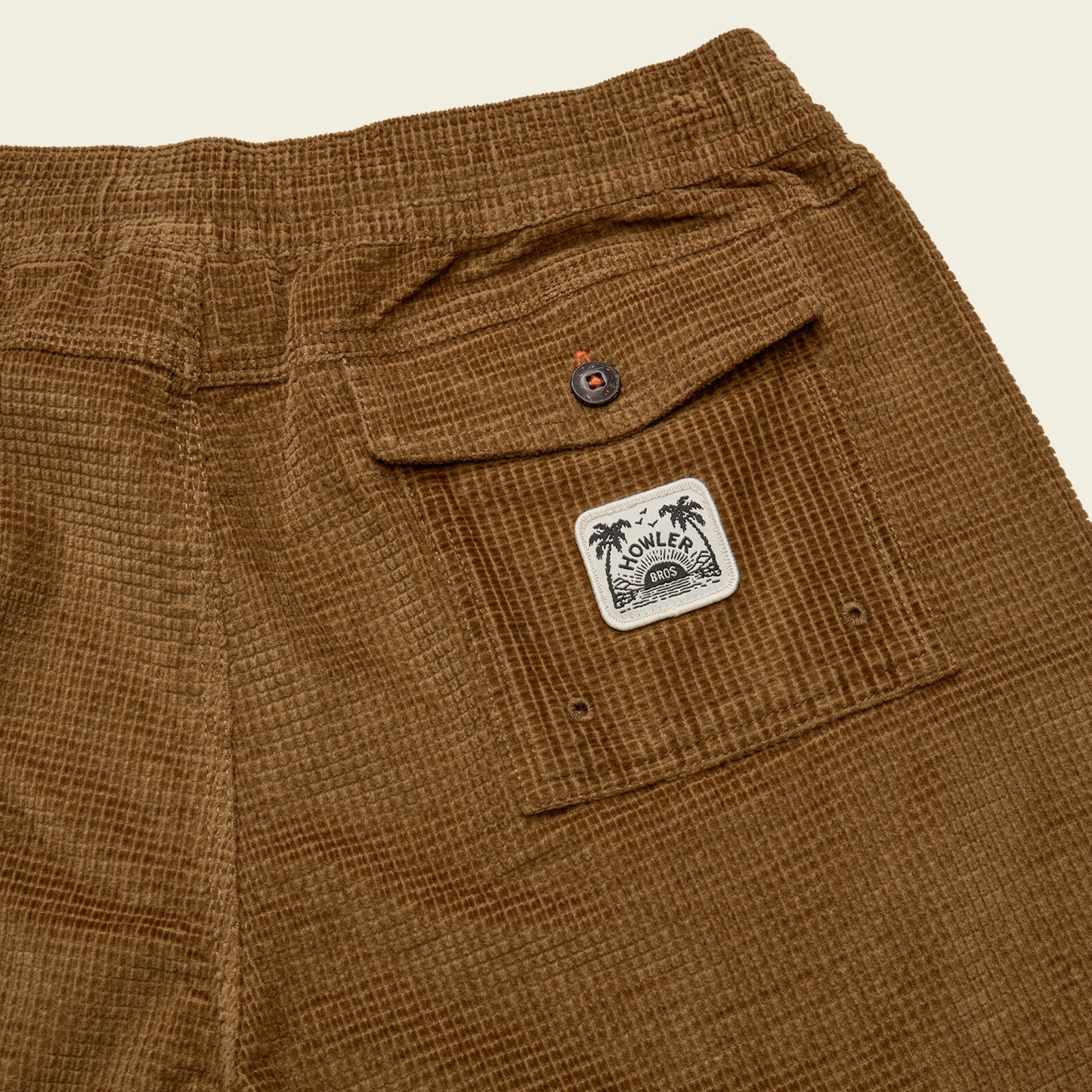 Pressure Drop Cord Shorts - Grid : British Khaki