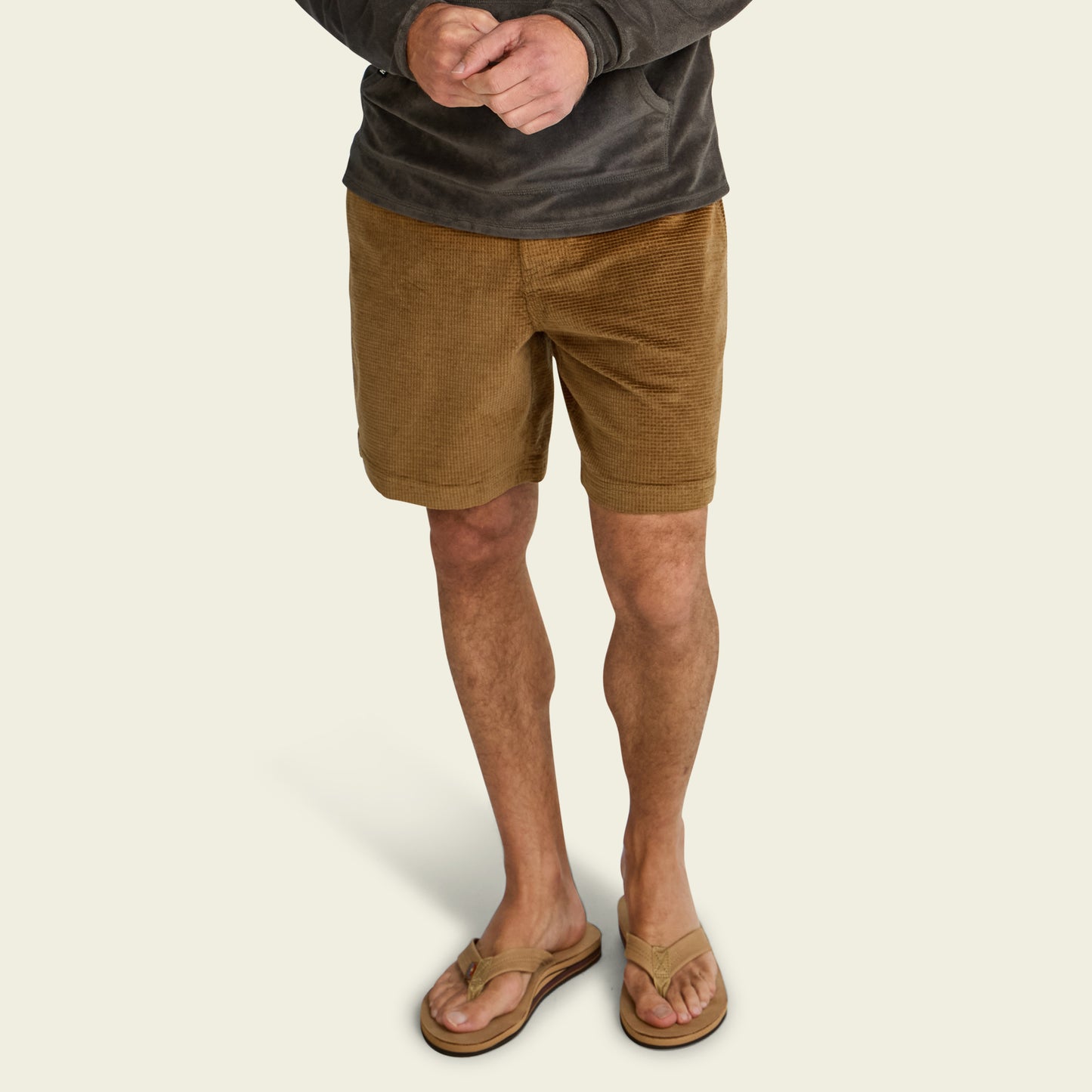 Pressure Drop Cord Shorts - Grid : British Khaki