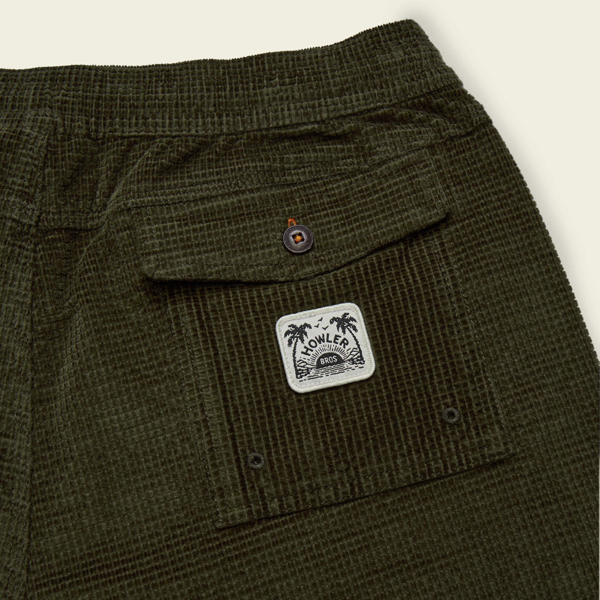 Pressure Drop Cord Shorts - Grid : Dark Olive – HOWLER BROTHERS