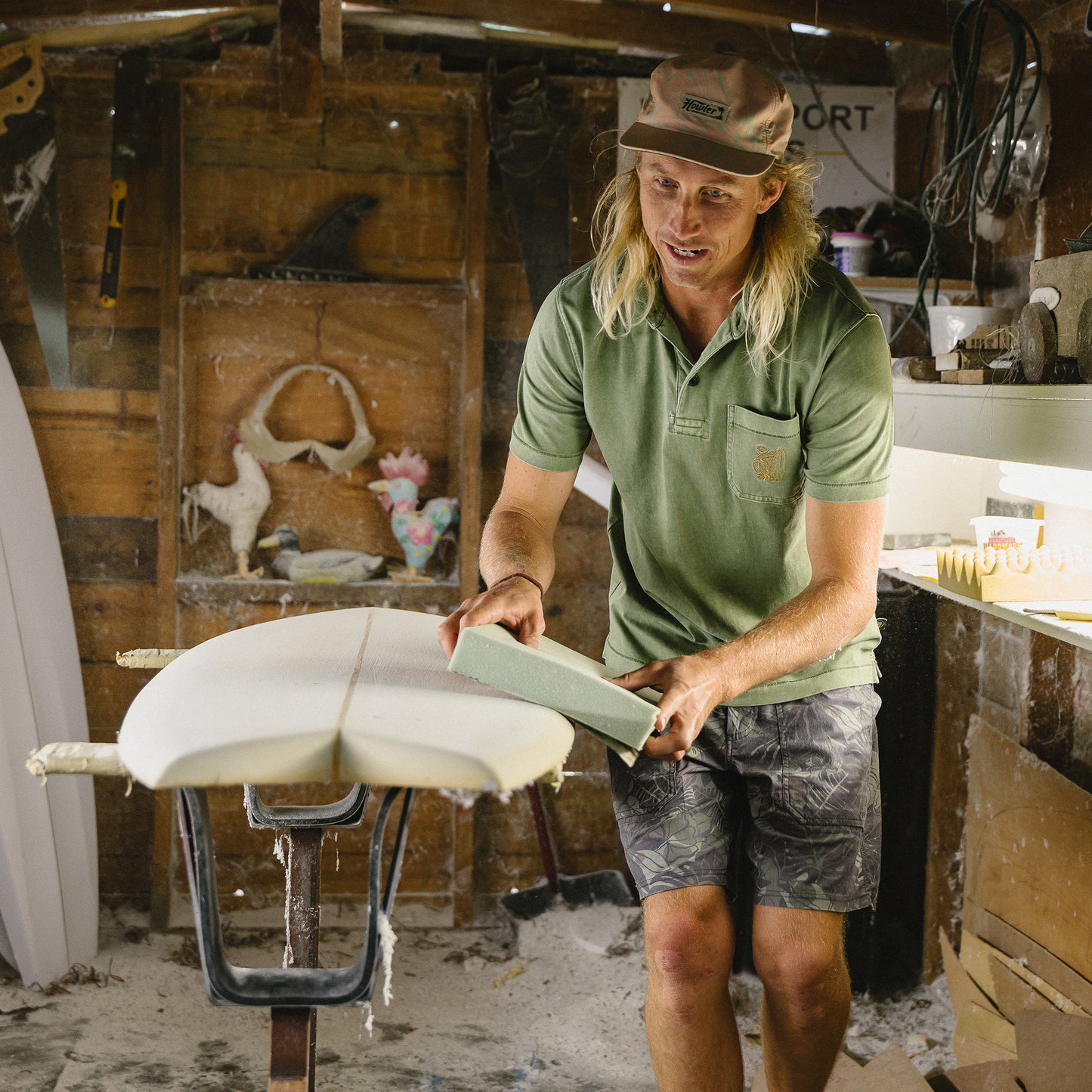 Quonset Camp Shorts - Tropic Noir : Antique Black