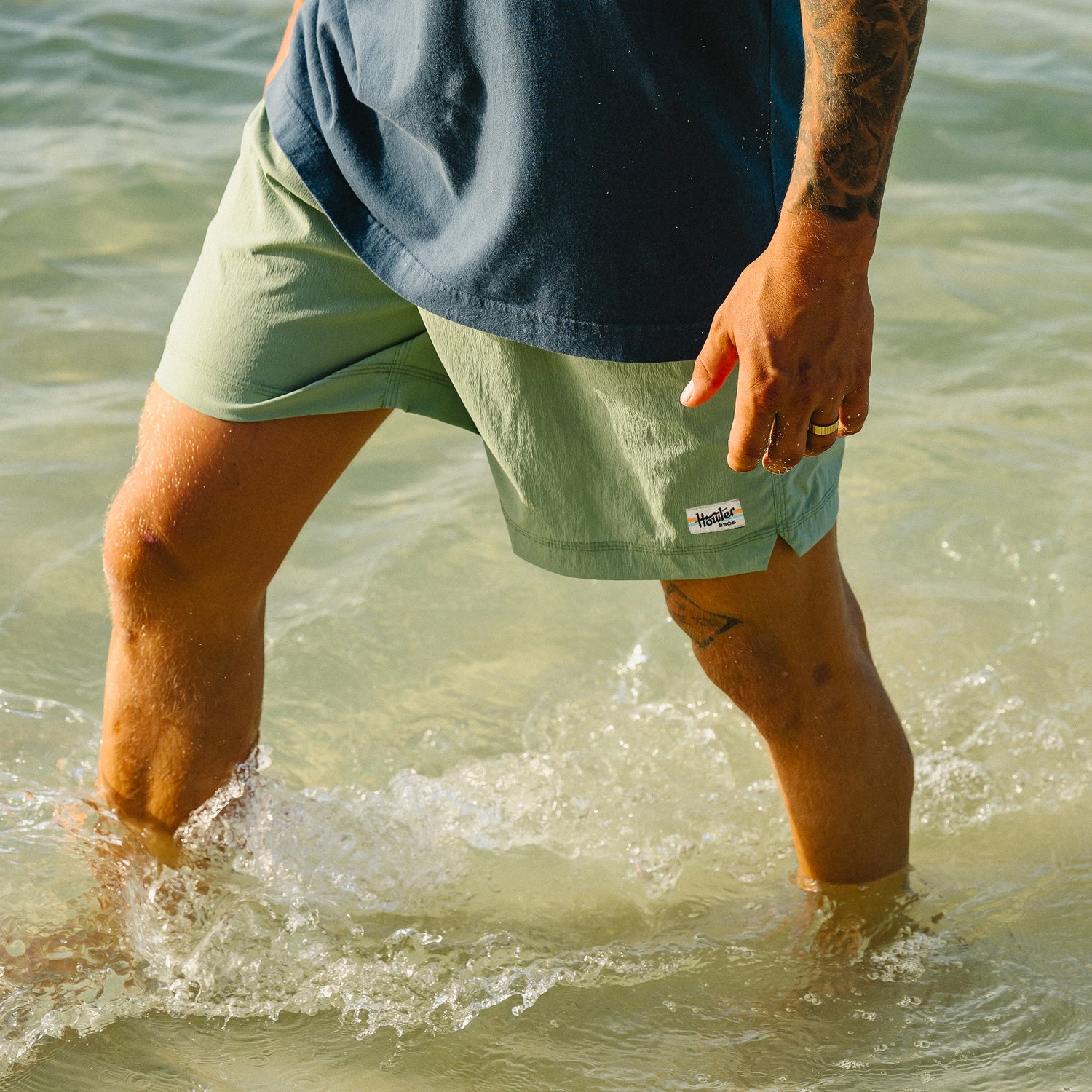 Salado Shorts - Granite Green