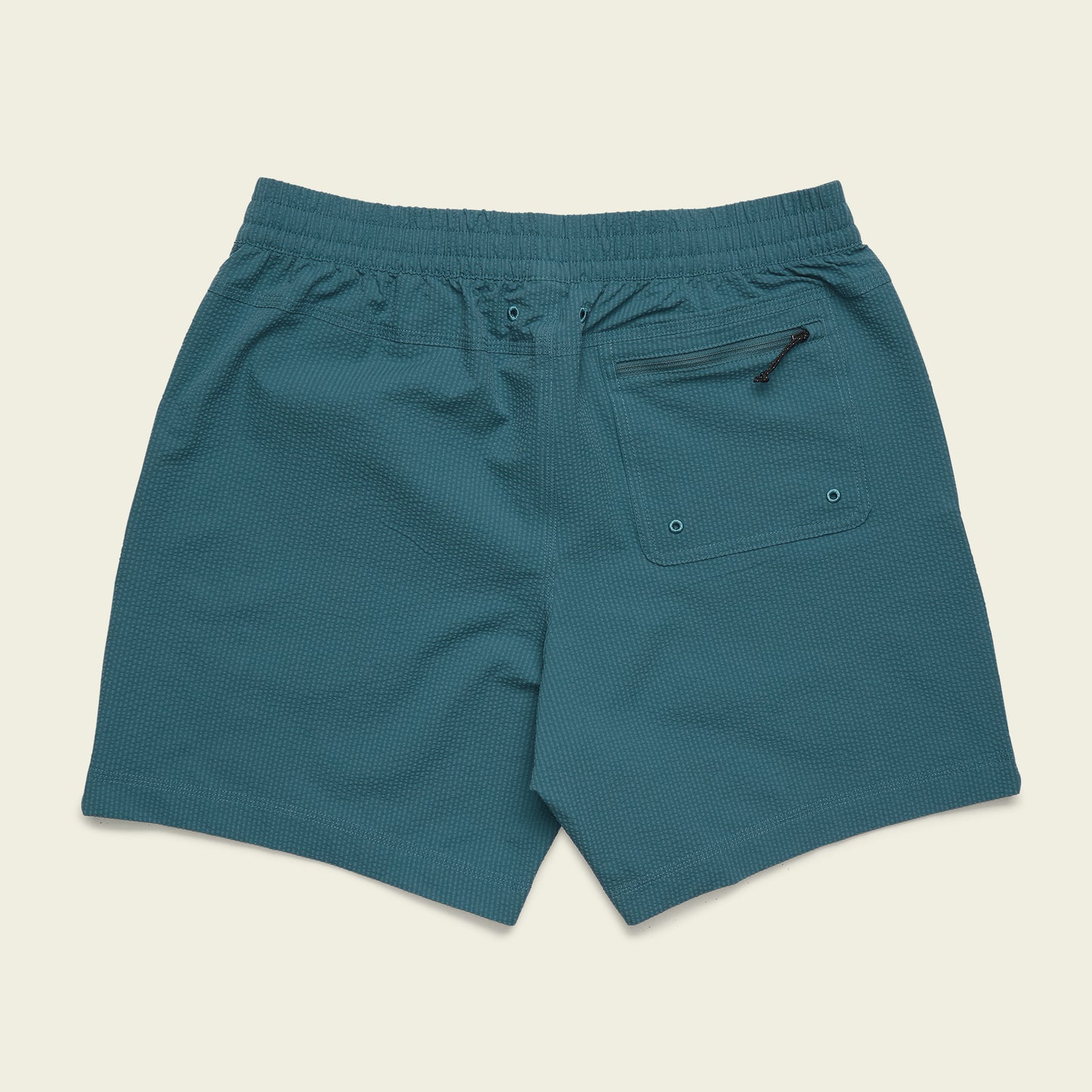 Salado Seersucker Shorts - Dark Teal