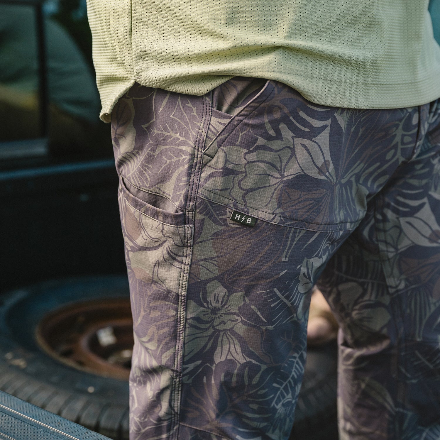 Shoalwater Tech Pants - Tropical Noir : Antique Black